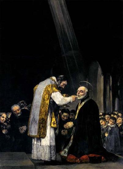 Francisco de goya y Lucientes The Last Communion of St Joseph of Calasanz Germany oil painting art